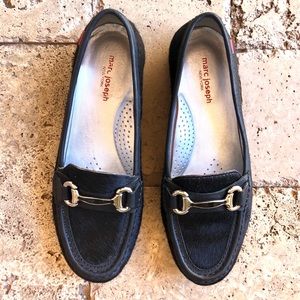 Genuine Leather & Calf Hair Loafers
